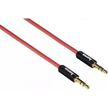 Hama 0,5 m 3,5 mm/3,5 mm audiokábel červený