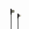 Sbox USB-C-90-B USB->Type C 90 M/M 1,5 m čierna