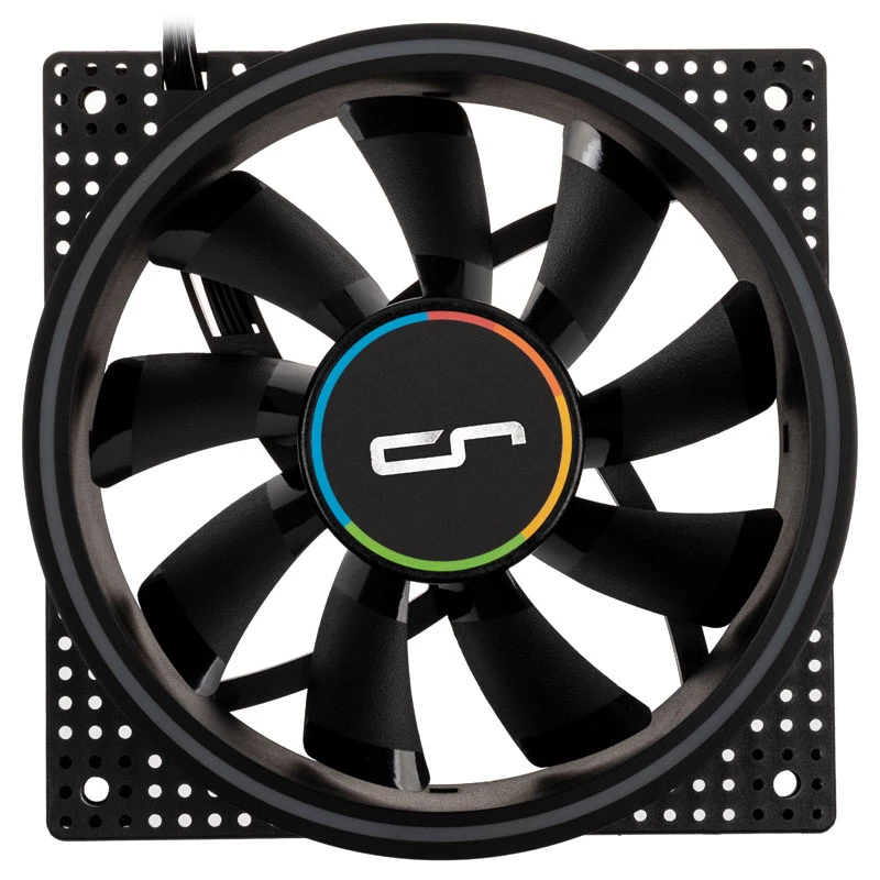 Cryorig Crona S CR-XRS3 PWM ARGB ventilátor do skrinky (3 ks), 120 mm, čierny