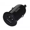 Auto nabíjačka Baseus Gain Pro univerzálna čierna – 2× USB 2.0, 2,4 A na port, vstup 12–24 V, výstup 5 V