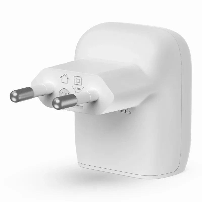 Nabíjačka do interiéru Belkin WCA006vf1MWH-B5 rýchlonabíjačka USB Type-C 1m biela