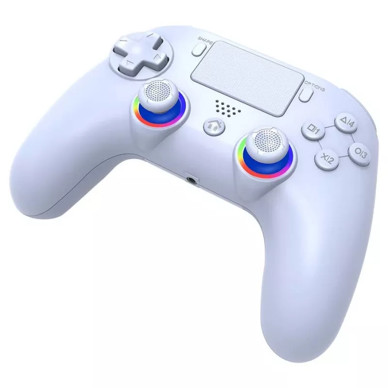 Gamepad Subsonic PS5 Wireless LED Controller biely D-pad Home Options Share