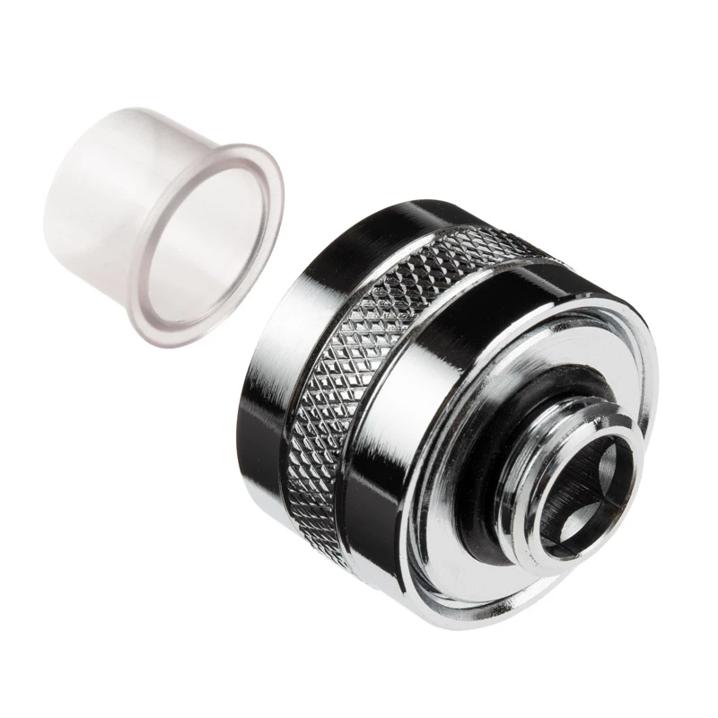 Alphacool Eiszapfen Pro konektor 16 mm hardtube fitting G1/4, balenie 6 ks - chróm