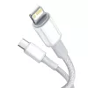 Baseus CATLGD-02 Lightning kábel 1 m biely