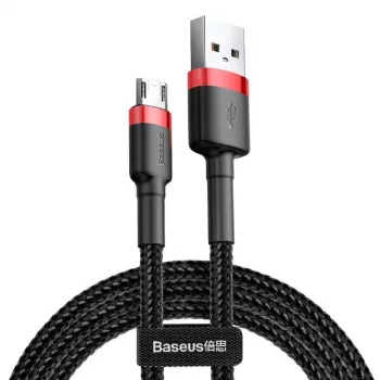 Micro-USB kábel Baseus Cafule 1,5A 2 m (červený a čierny)