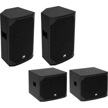 PA sada Omnitronic AZX pasívna XL 20000531 2000W pasívna PA reproduktorová sada 2000 W