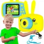 Detský digitálny fotoaparát Extralink H23 žltá 1080P 30fps 2,0