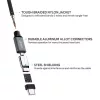 CB-CD6 Ultrafast Braided Quick Charge USB-C na USB-C 2 m