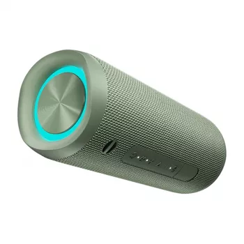 Bezdrôtový reproduktor QCY SP7 zelený Bluetooth 5.0 prenosný, nabíjateľná batéria, kompaktný dizajn