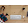 Logitech Signature MK650 for Business - sada klávesnice a myši - bezdrôtová - 2,4 GHz, Bluetooth LE - QWERTZ - česká - krémovobiela