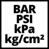 Analógový merač tlaku v pneumatikách Einhell 4137000 kontrolór tlaku v pneumatikách 0 - 8 bar