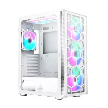 PC skriňa Montech X3 GLASS Midi-Tower biela