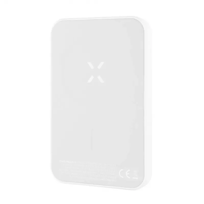 Prenosná powerbanka FIXED FIXZENM-6-WH — 6000 mAh, USB-C rýchle nabíjanie, biela