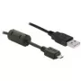 DeLOCK - USB kábel - USB Type-A, 4-pin (M) - Micro-USB, Type-B (M) - 1 m (82299)