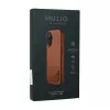 Mujjo Full Leather Case MagSafe puzdro pre iPhone 17 hnedé