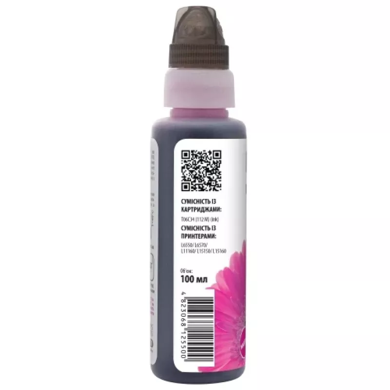 Kompatibilná Barva Epson 113/112 (C13T06B340) fľaša na doplnenie atramentu, purpurová