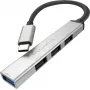 ROLINE USB3.2 Gen1 hub 4x USB-A 1x 3.0+3x 2.0 Type-C kábel (14.02.5053)