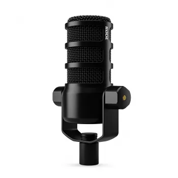 Štúdiový mikrofón RØDE PodMic USB — kardioidný XLR/USB, 24-bit/48 kHz, USB-C, výstup na slúchadlá, otočný regulátor hlasitosti, čierny