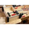 Bessey UniKlamp UK100 zverák, 1000 mm dĺžka, 80 mm vyloženie, čierna/červená