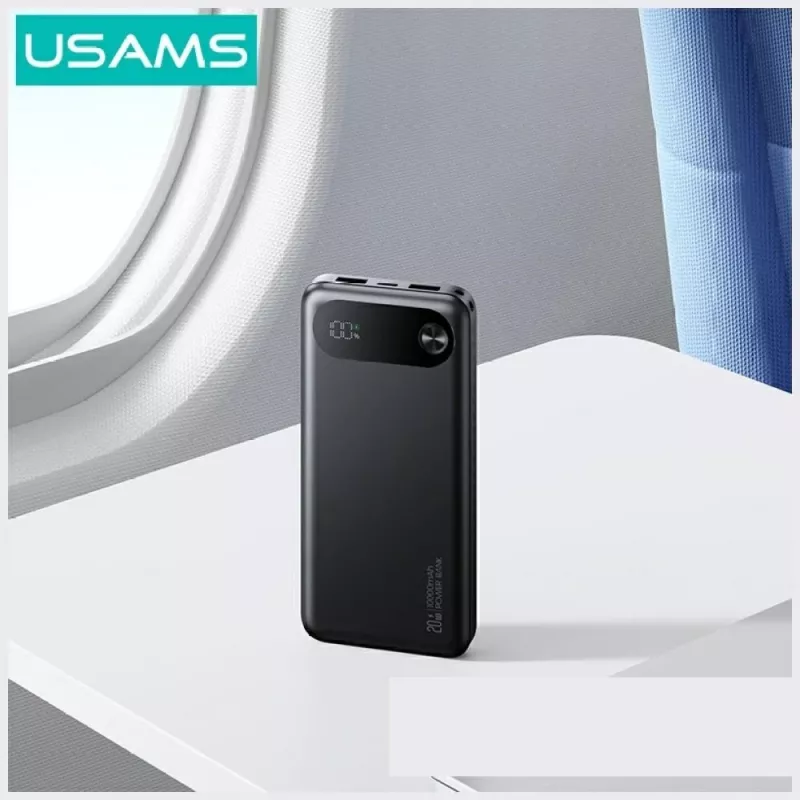 Prenosná powerbanka usams PB80 10000mAh 20W PD biela