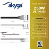 Akyga AK-T1-250 250 W TFX napájací zdroj, 80 PLUS Gold, aktívne PFC, 80 mm ventilátor, sivá