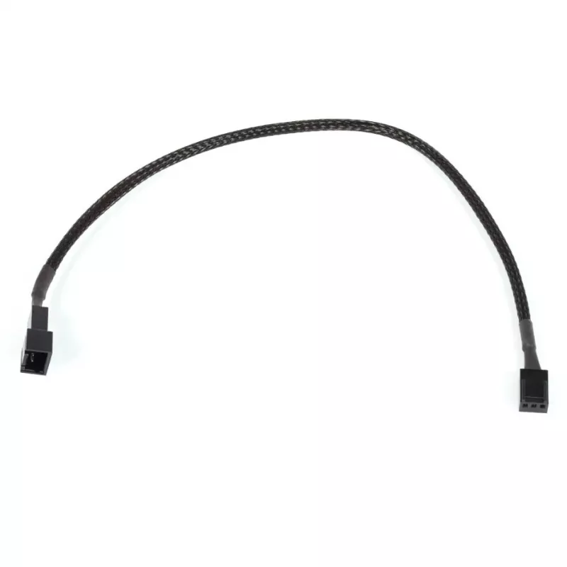 Predlžovací kábel ventilátora 3-pin Alphacool 18686 — 30 cm, konektor samica na konektor samec