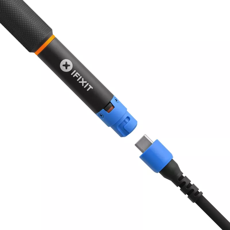 Fixhub Power Series inteligentná spájkovačka (čierna/modrá, 100 W, USB-C)