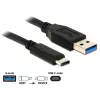 USB kábel DeLOCK 1 m USB3.1-C/USB3.1-A 83870