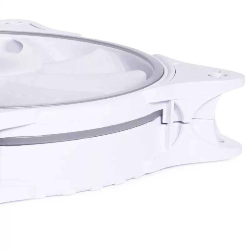 Alphacool Rise Aurora 24850 120 mm PWM ventilátor do skrine, 120x120x25 mm, biely