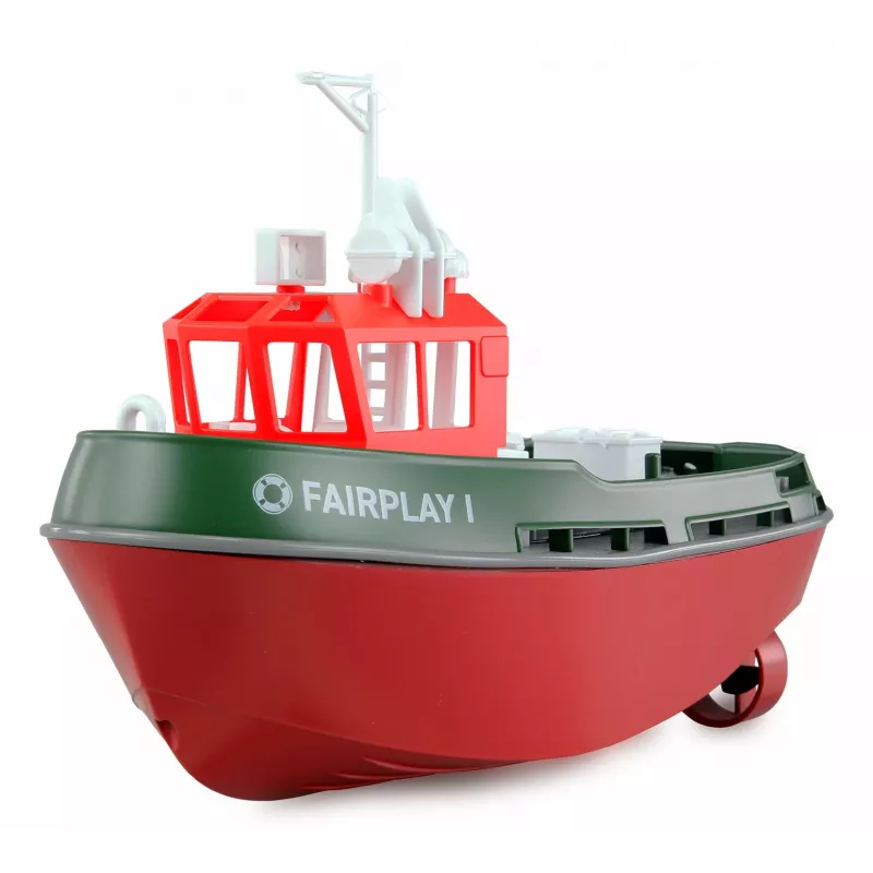 Rádiom ovládaný čln Amewi Fairplay I 1:72 RTR, zelený, 2,4 GHz