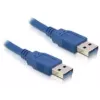 USB kábel DeLOCK USB 3.0-A konektor samec/konektor samec – 1 m