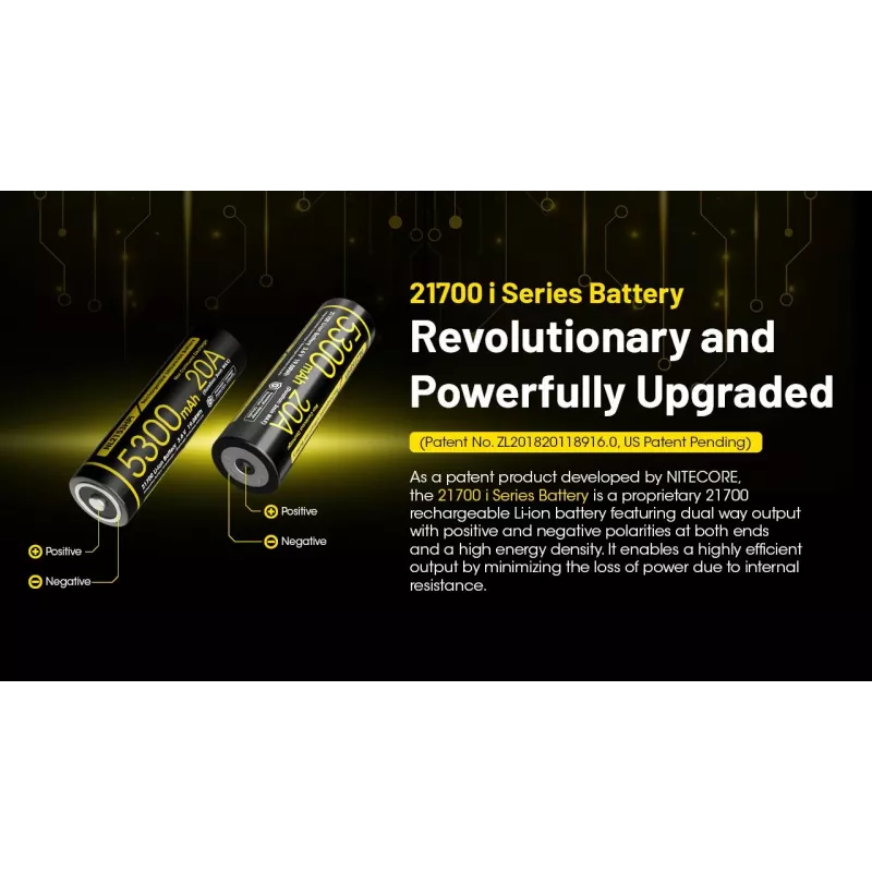 BATÉRIA NABÍJACIA LI-ION 3.6V/NL2153HPI(5300MAH) NITECORE