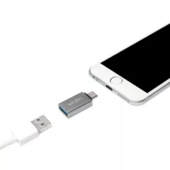 LogiLink AU0042 adaptér USB-C na USB 3.2 Gen 1 A-konektor samec kompaktný dizajn