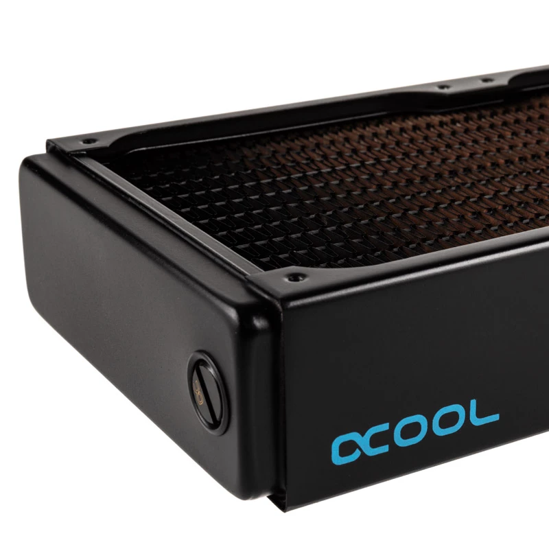 Alphacool NexXxoS V.2 XT45 Full Copper Radiator - 480mm, čierny
