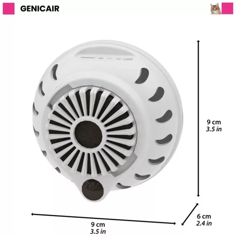 FERPLAST Genicair - automatický ventilátor pre mačaciu toaletu