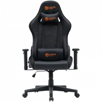 Herná stolička CANYON Irida RGBCH03 RGB čierna ergonomický dizajn, nastaviteľné podrúčky, sklopné operadlo