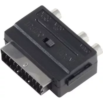 Káblový adaptér SCART na 3xRCA ShiverPeaks BS94034