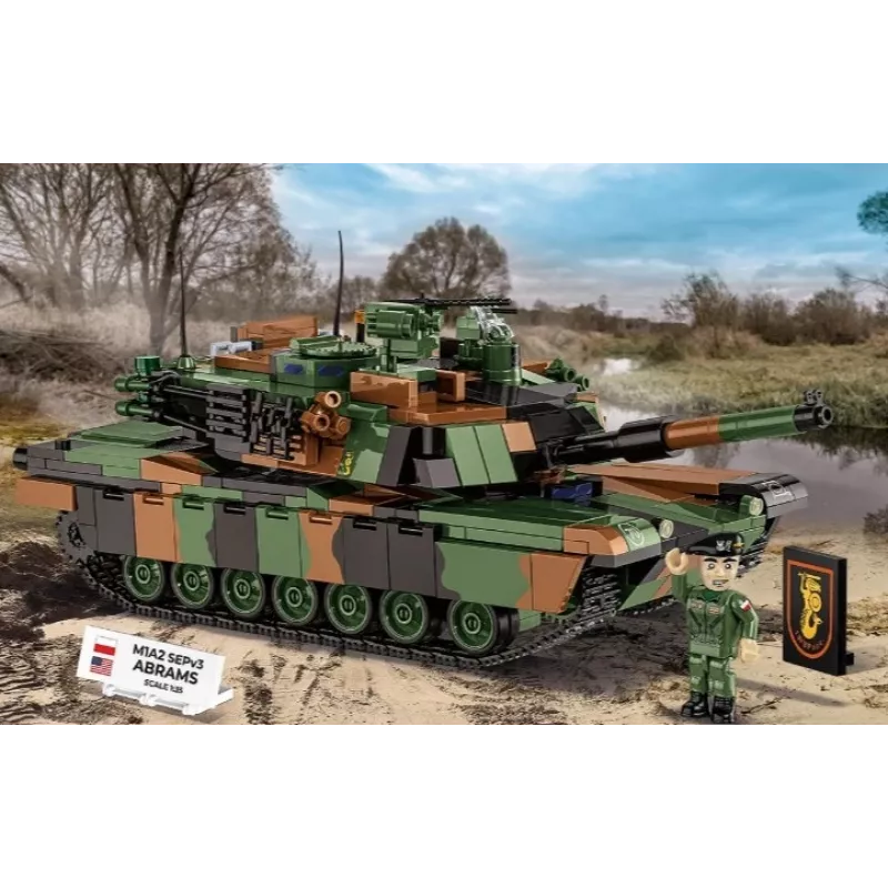 Stavebnica Cobi M1A2 SEPV3 Abrams model s 1 065 kockami