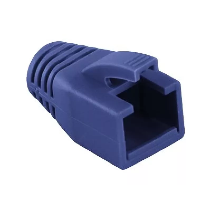Logilink | priechodka na odľahčenie RJ45 konektora, 8,0 mm (50 ks) | MP0035B | modrá