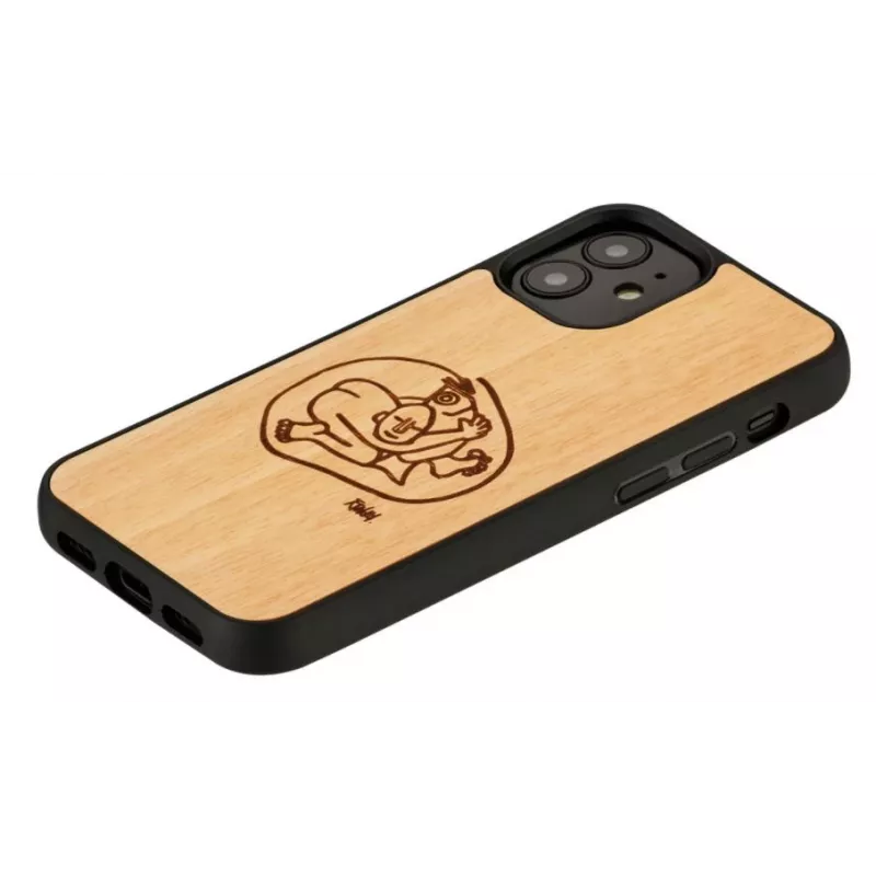 Ochranné puzdro Man and Wood pre iPhone 12 mini — detský rybí dizajn