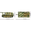 Stavebnica Cobi Panzerhaubitze Hummel 1118 dielov modelová stavebnica