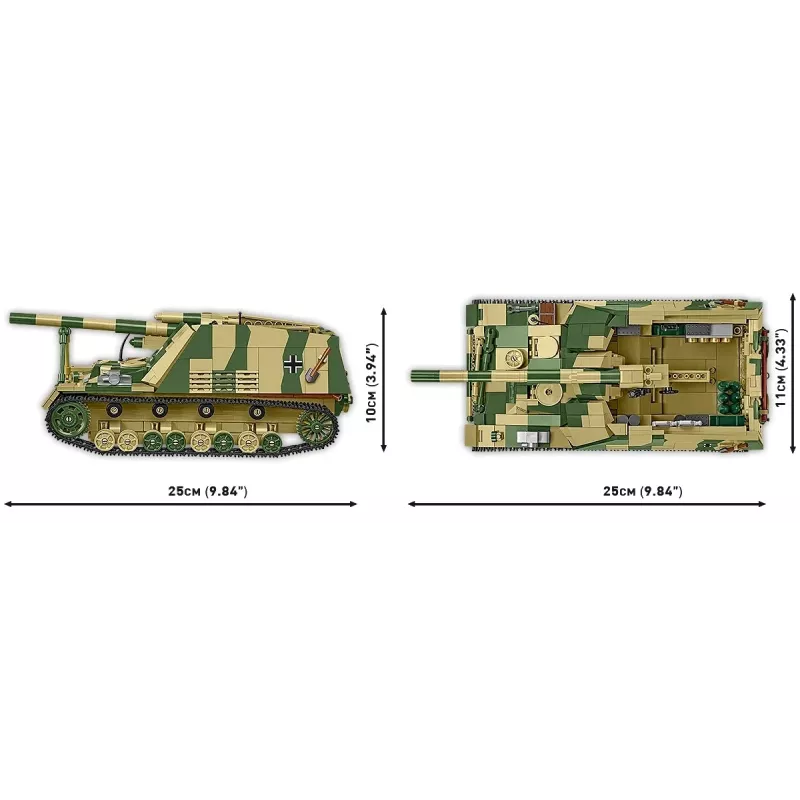Stavebnica Cobi Panzerhaubitze Hummel 1118 dielov modelová stavebnica
