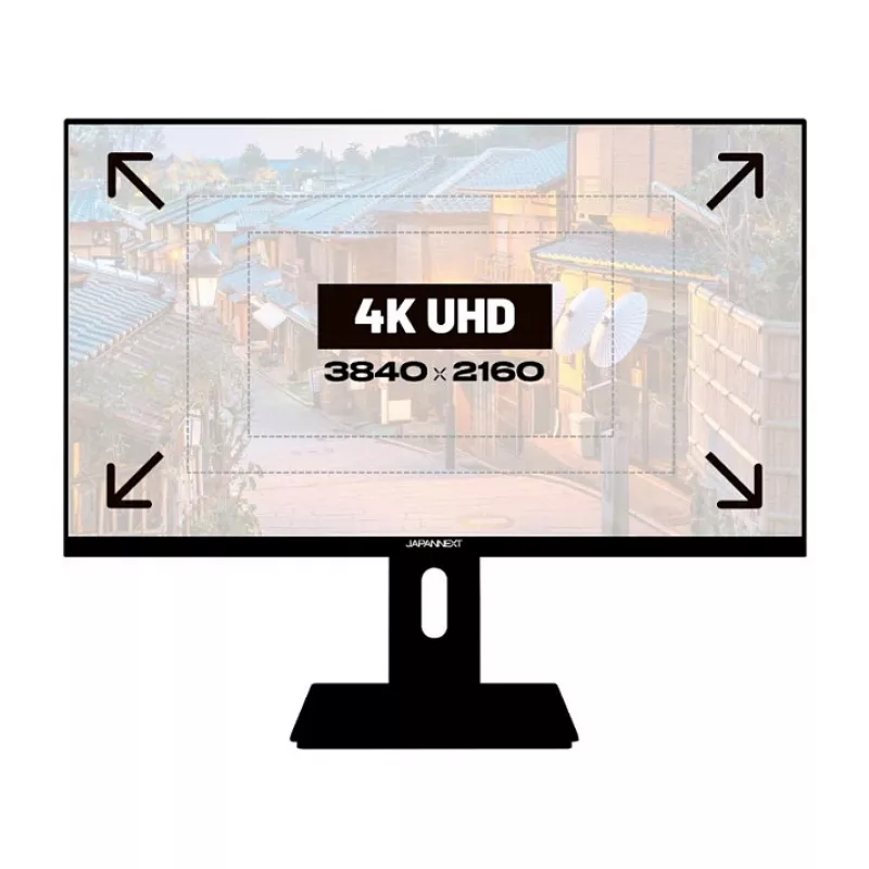 JAPANNEXT JN-IPS270UHD60F 16:9 HDMI/DP UHD - plochý monitor (TFT/LCD)