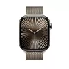 Náramok Apple 46mm Natural Milanese Loop M/L titán