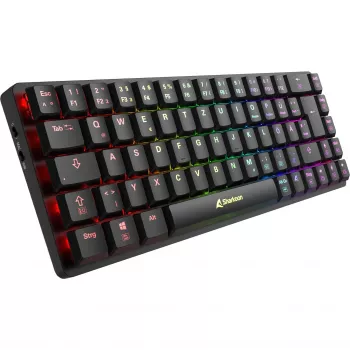 Sharkoon PureWriter W65 klávesnica herná RF bezdrôtová QWERTZ nemecká čierna