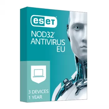 ESET NOD32 Antivirus – 3 zariadenia, 1 rok, ESD EÚ