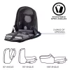 Batoh XDDESIGN P705.291 antracit — 18 L, priehradky na notebook a tablet, uzamykateľný hlavný zips