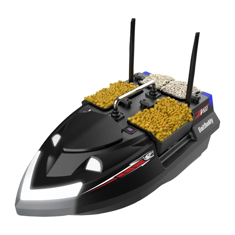 Návnadová loď Flytec V802 s 12000-mAh batériou, čierna