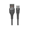 Tracer 47487 USB A - Type C M/M 1m kábel sivý