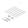 Patch panel DELOCK Mini Desktop RJ45 6 portov Cat.6A tienený, kov, čierny, 80×22×125 mm